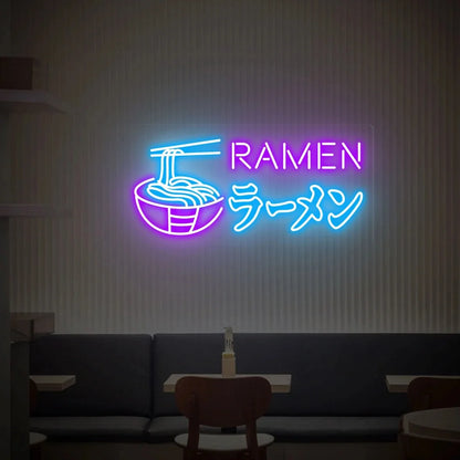 Ramen Japanese Noodles Neon Sign Living Room Shop Wall Decor Art