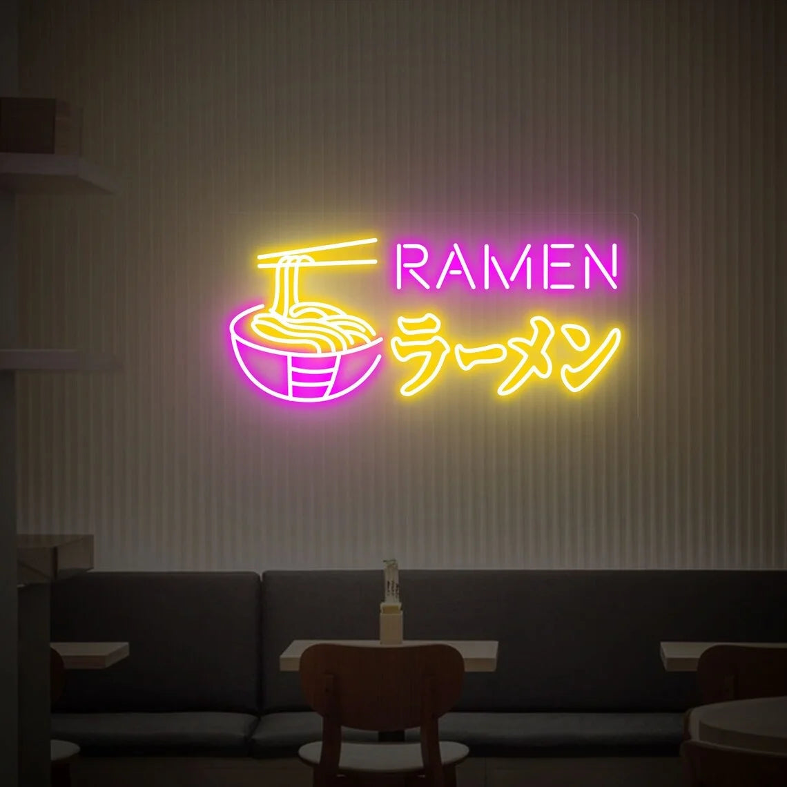 Ramen Japanese Noodles Neon Sign Living Room Shop Wall Decor Art