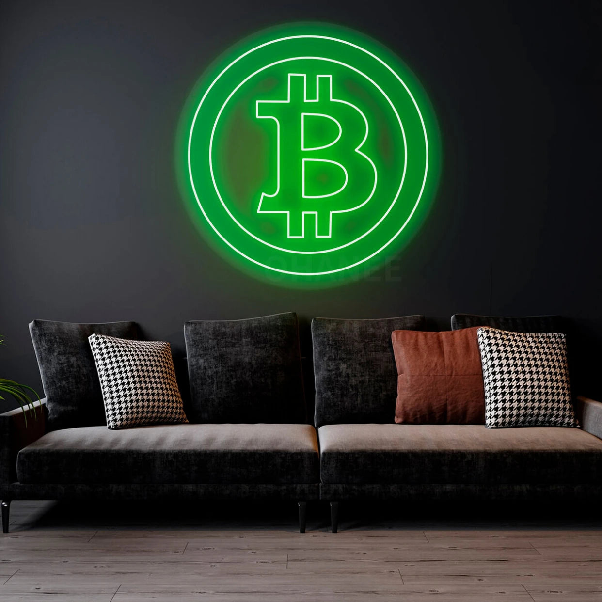 LED Neon Light Signs Bitcoin Bar Restaurant Decoration Shop Indoor Neon Lamp Business Advertising Wall Decoration