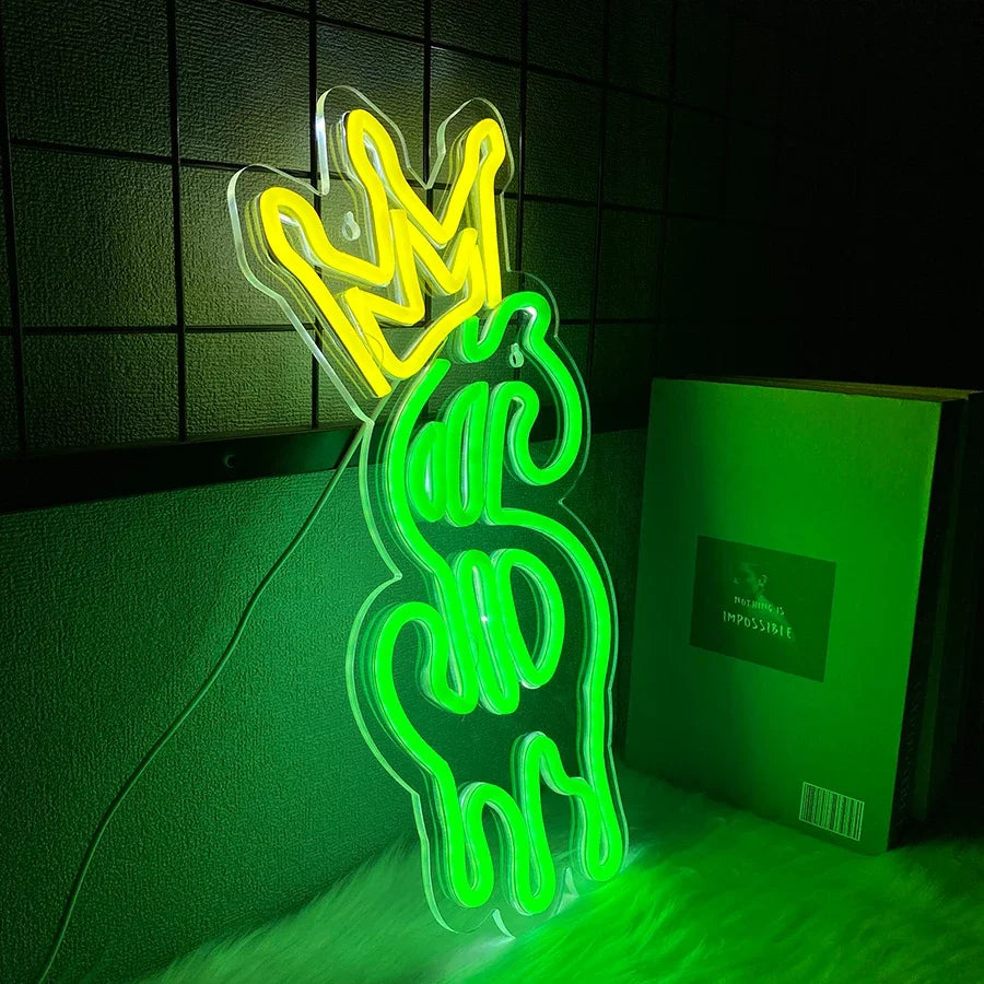 Crown Dollar Sign LED