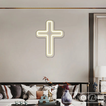 Cross Neon Board Jesus Cross Neon Board For Wall Decor Baptism Day Baby room decor Decoration Bedroom Room Usb neon led sign