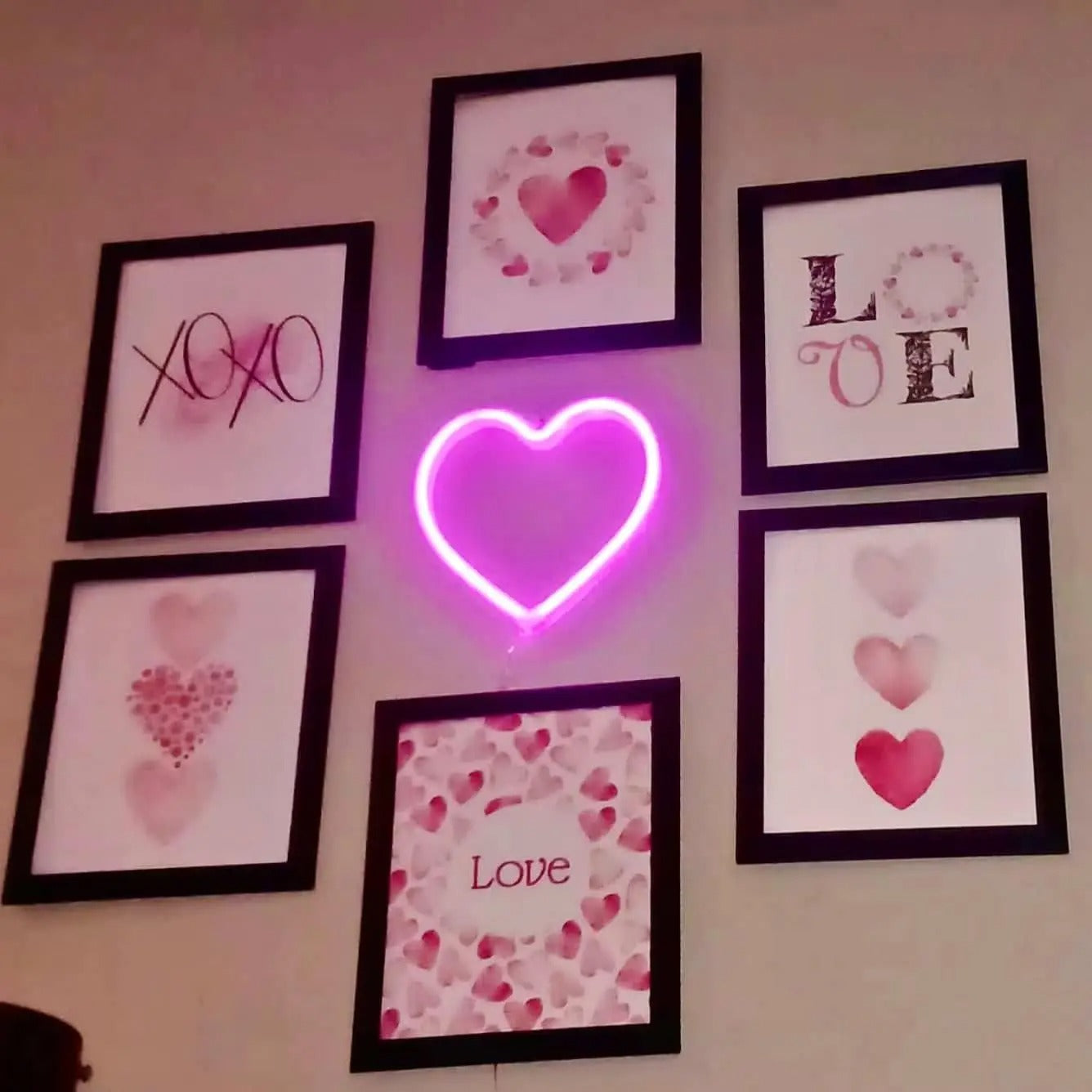 Pink Heart LED